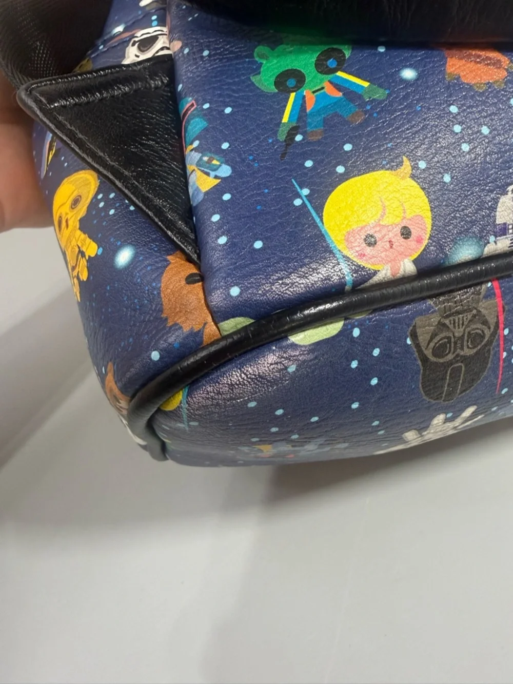 Loungefly Star Wars Mini Backpack Chibi Characters Print Disney Bag‎